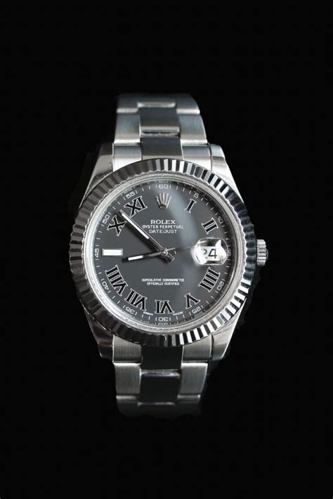 rolex oyster perpetual date just grijs